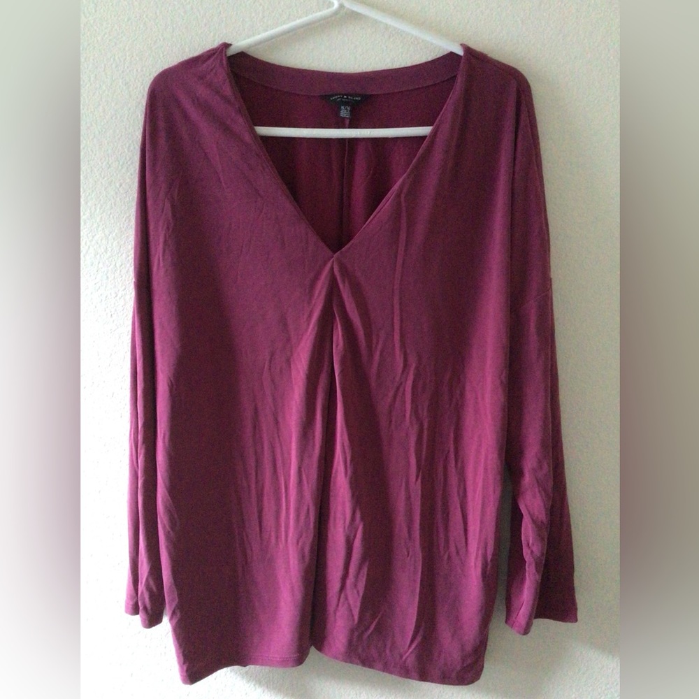 Lucky Brand Woman’s XL Pink Top long Sleeve